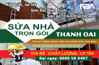 Báo giá sửa chữa cải tạo nhà huyện Thanh Oai Hà Nội | Bảng Giá Cập Nhật