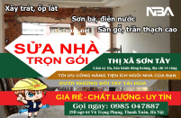 Dịch vụ sửa nhà trọn gói thị xã Sơn Tây uy tín cập nhật mới nhất